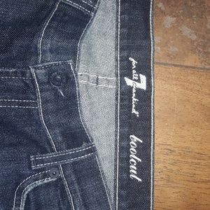 7 for all mankind boot cut jeans.